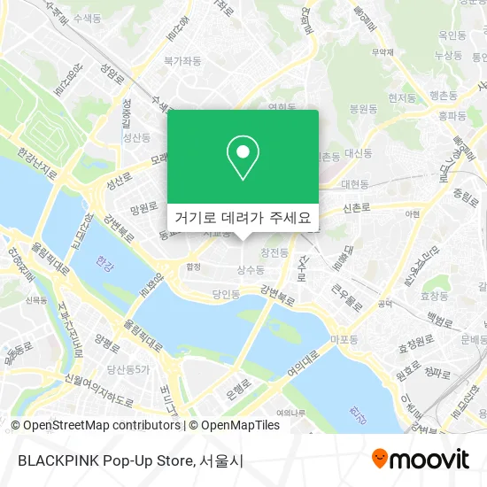 BLACKPINK Pop-Up Store 지도