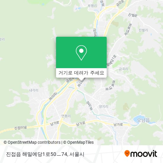 진접읍 해밀예당1로50ㅡ74 지도
