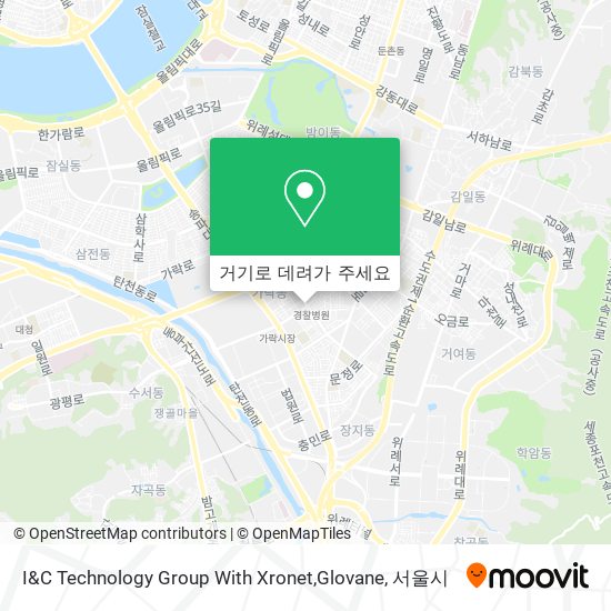 I&C Technology Group With Xronet,Glovane 지도