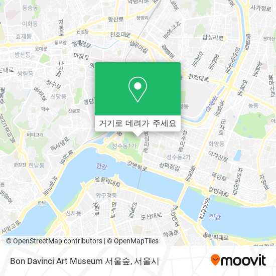 Bon Davinci Art Museum 서울숲 지도