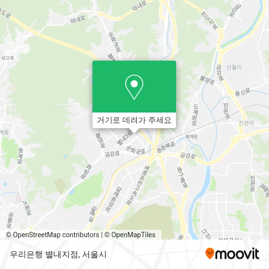 우리은행 별내지점 지도