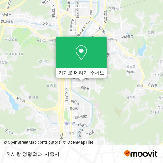 한사랑 정형외과 지도