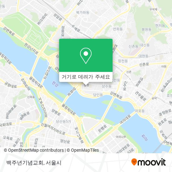 백주년기념교회 지도