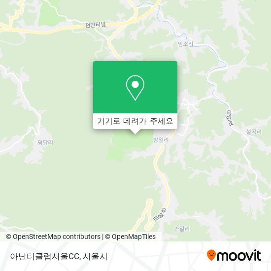 아난티클럽서울CC 지도