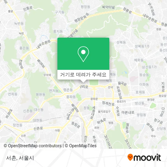 서촌 지도