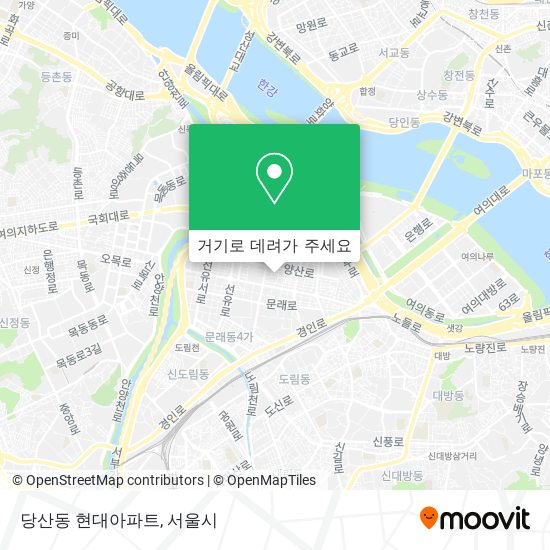 당산동 현대아파트 지도