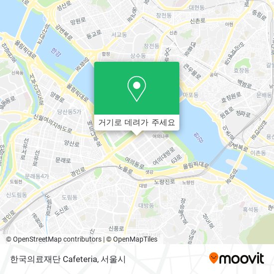 한국의료재단 Cafeteria 지도