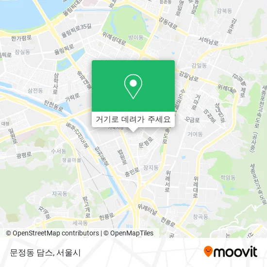 문정동 담스 지도