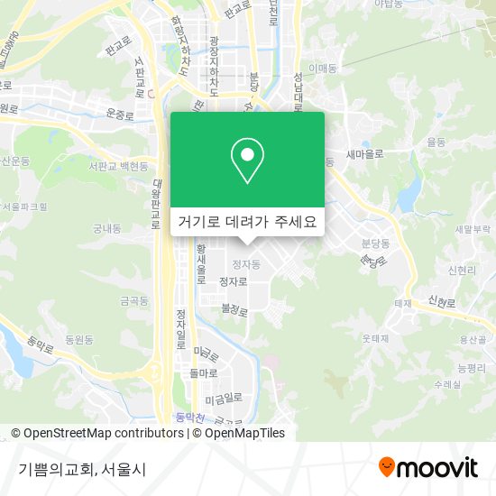 기쁨의교회 지도