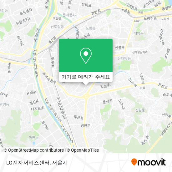LG전자서비스센터 지도
