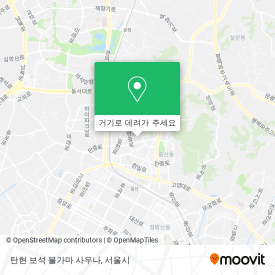 탄현 보석 불가마 사우나 지도