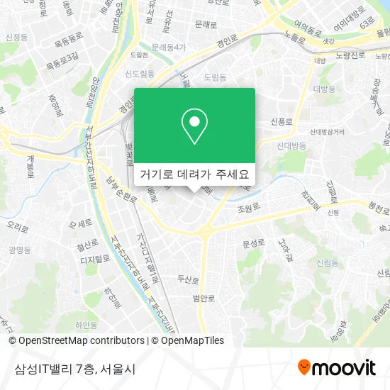 삼성IT밸리 7층 지도