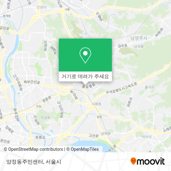 양정동주민센터 지도