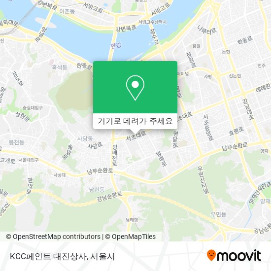 KCC페인트 대진상사 지도