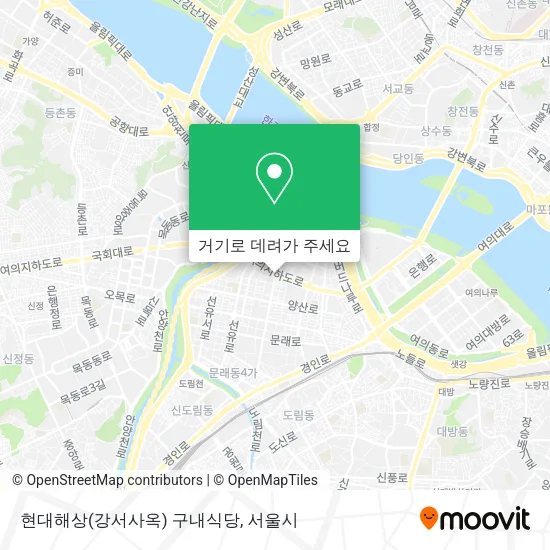 현대해상(강서사옥) 구내식당 지도