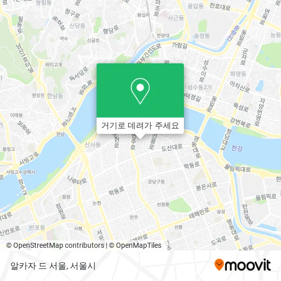 알카자 드 서울 지도