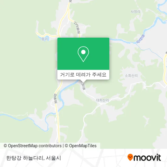 한탕강 하늘다리 지도
