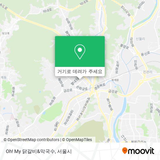 Oh! My 닭갈비&막국수 지도