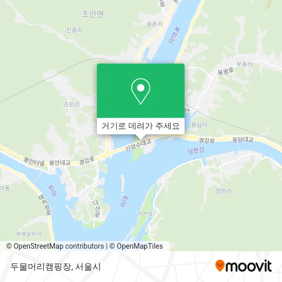 두물머리캠핑장 지도