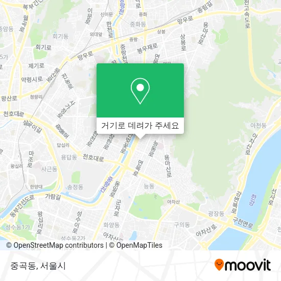 중곡동 지도