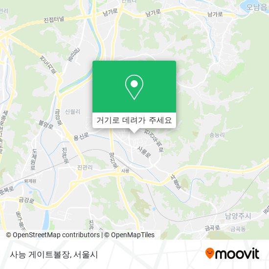 사능 게이트볼장 지도