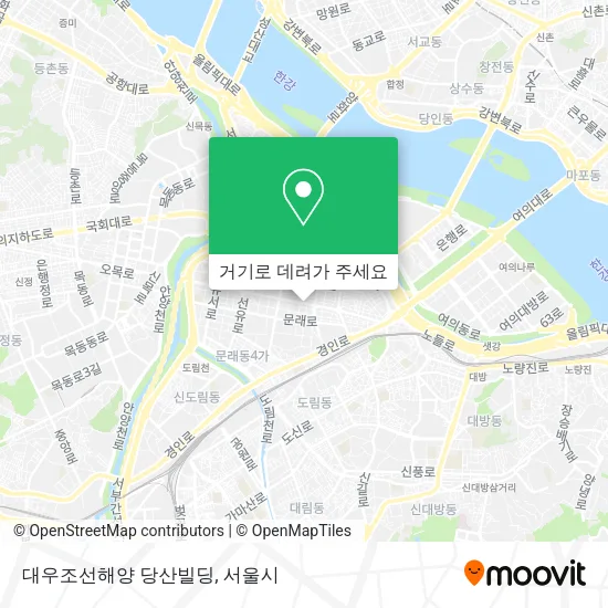 대우조선해양 당산빌딩 지도