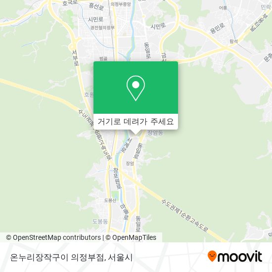 온누리장작구이 의정부점 지도