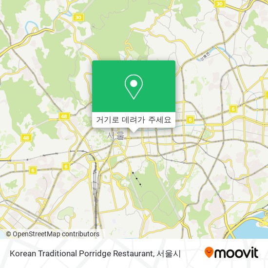Korean Traditional Porridge Restaurant 지도