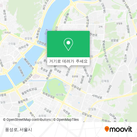 풍성로 지도