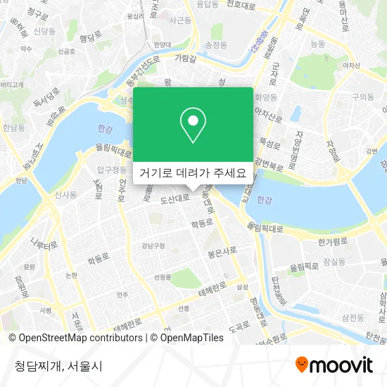 청담찌개 지도