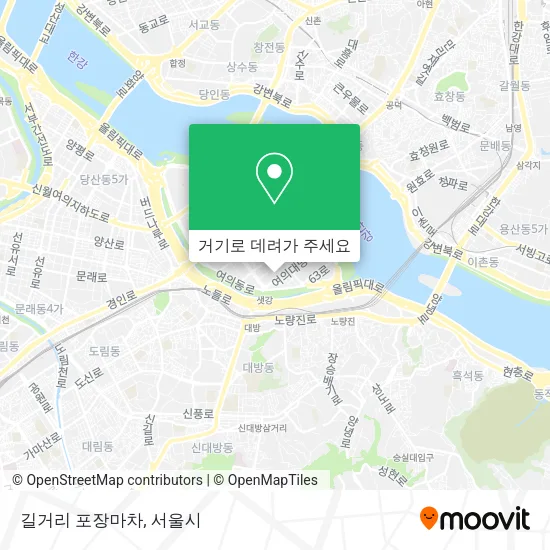 길거리 포장마차 지도