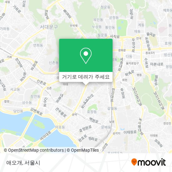 애오개 지도