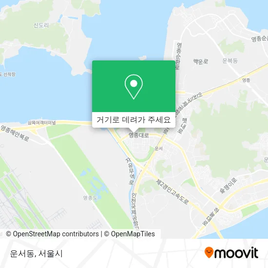 운서동 지도