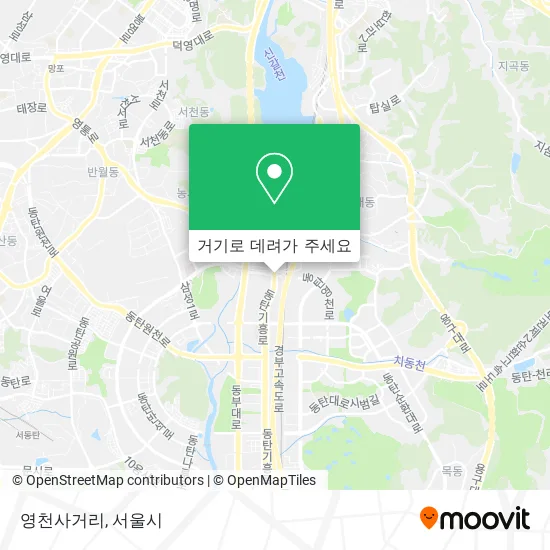 영천사거리 지도