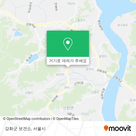 강화군 보건소 지도