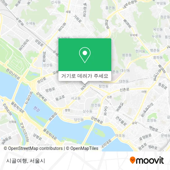 시골여행 지도