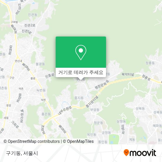 구기동 지도