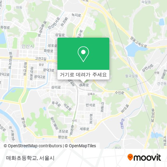 매화초등학교 지도