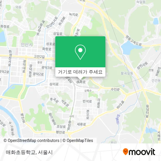 매화초등학교 지도