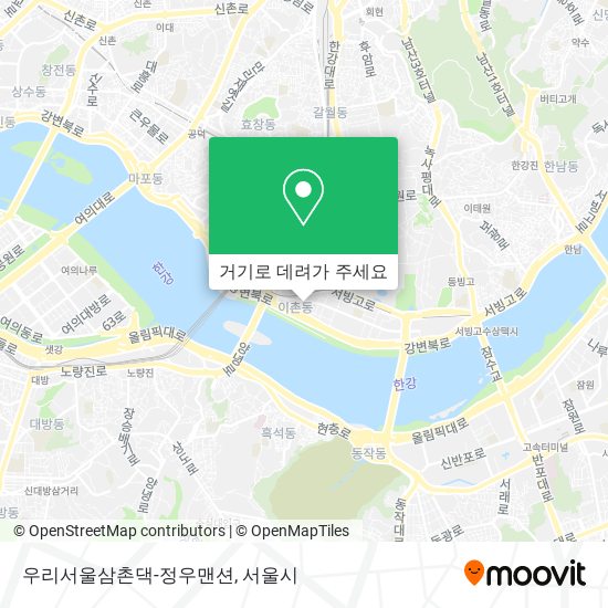 우리서울삼촌댁-정우맨션 지도