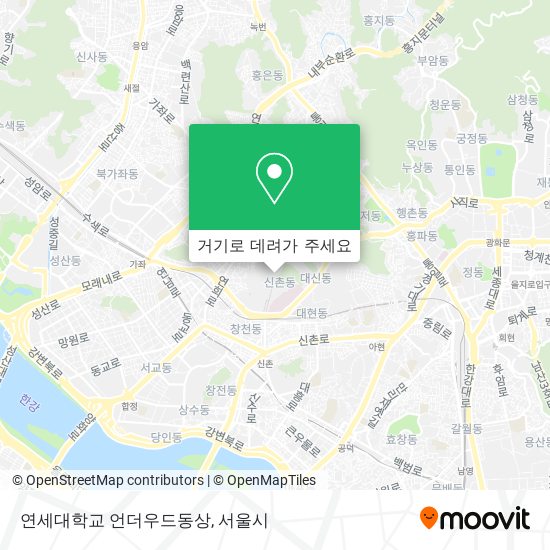연세대학교 언더우드동상 지도