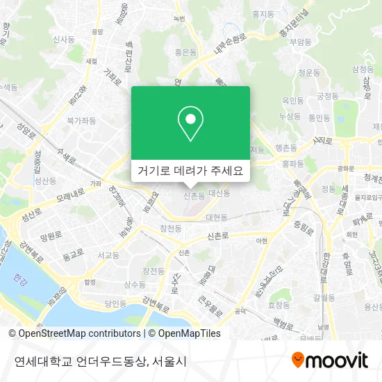 연세대학교 언더우드동상 지도