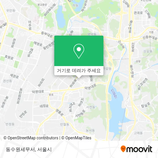 동수원세무서 지도