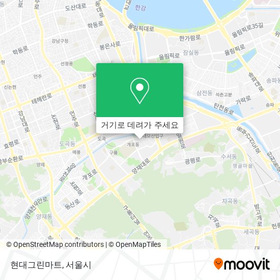 현대그린마트 지도