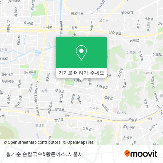 황기순 손칼국수&왕돈까스 지도