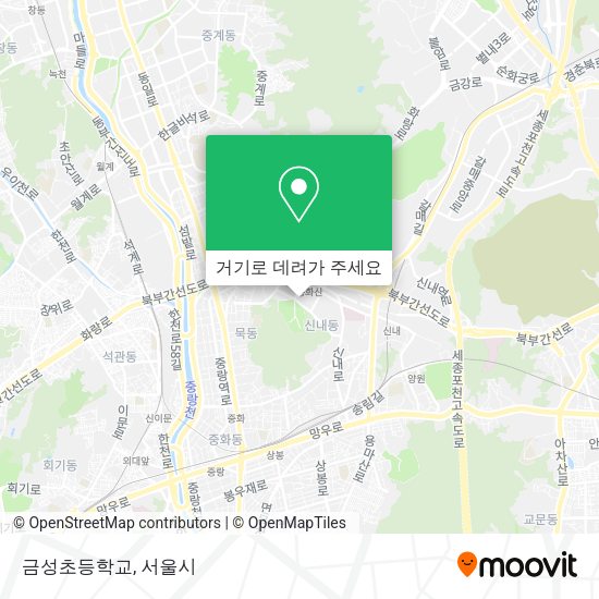 금성초등학교 지도