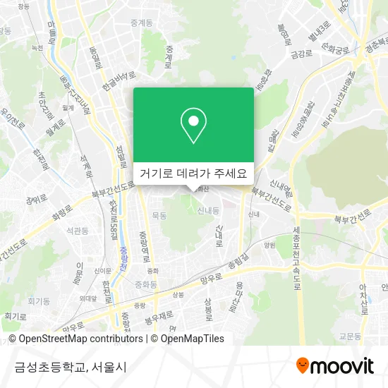 금성초등학교 지도