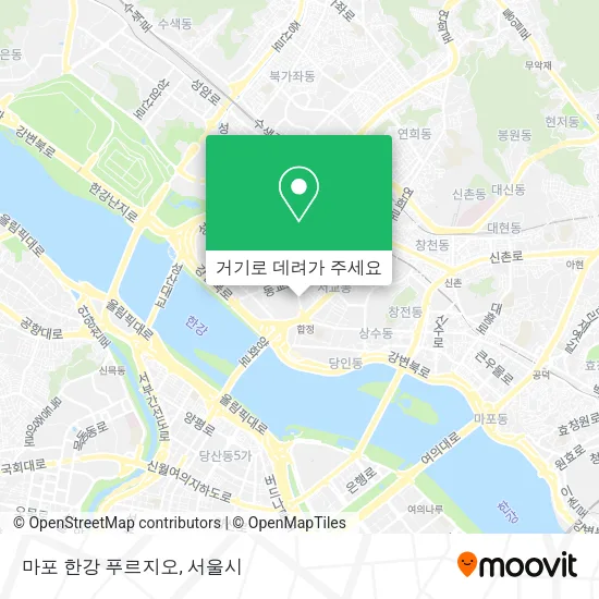 마포 한강 푸르지오 지도