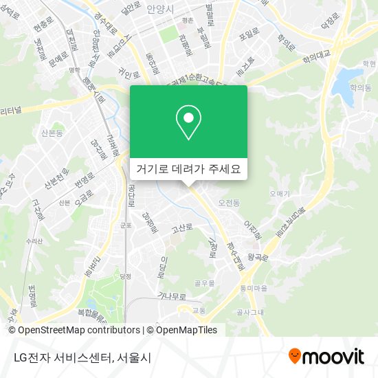 LG전자 서비스센터 지도