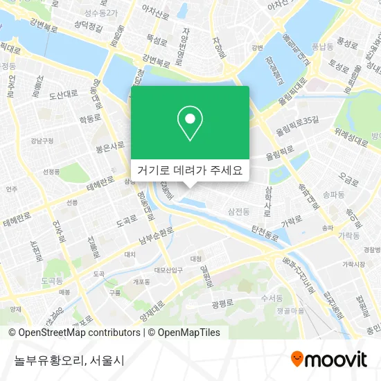 놀부유황오리 지도